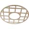 Ekena Millwork O'Neal Wood Fretwork Pierced Ceiling Medallion, Red Oak, 30"OD x 10 7/8"ID x 3/8"T CMWP30X30X0375ONRO - alternate 4